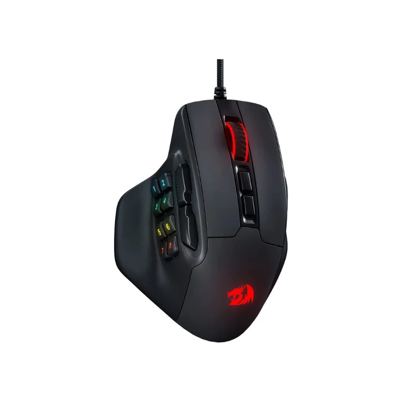 Redragon M811 Aatrox MMO Gaming Mouse, 15 Programmable Buttons Wired RGB Gamer Mouse w/ Ergonomic Natural Grip Build, 10 Side Ma
Redragon M811 Aatrox MMO Gaming Mouse, 15 Programmable Buttons Wired RGB Gamer Mouse w/ Ergonomic Natural Grip Build, 10 Side Ma