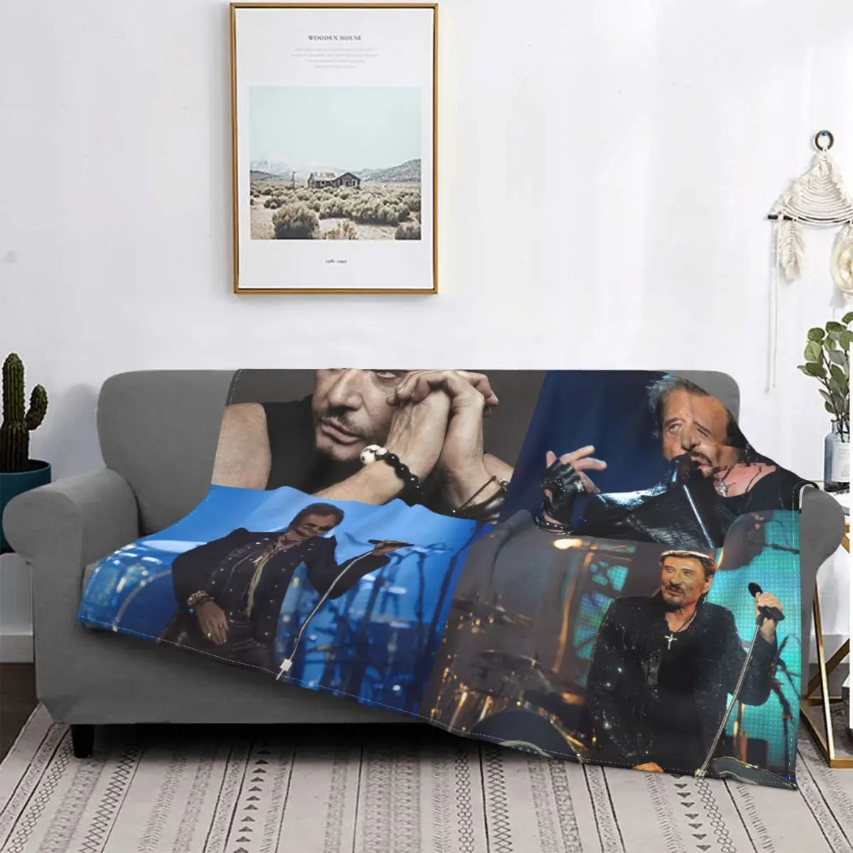 Fashionable Music Blanket Flannel Printed Johnny Hallyday Multi-function Super Warm Throw Blankets for Bedding Bedroom Rug Piece
Fashionable Music Blanket Flannel Printed Johnny Hallyday Multi-function Super Warm Throw Blankets for Bedding Bedroom Rug Piece