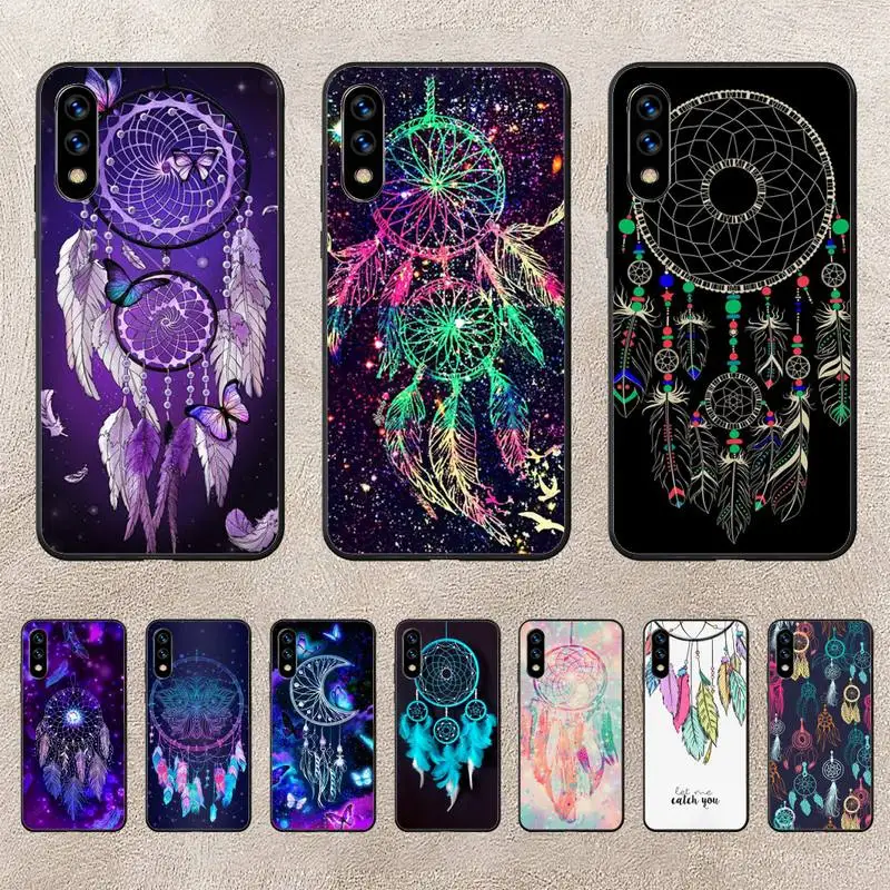 

Abstract Mandala Dreamcatcher Phone Case For Huawei G7 G8 P7 P8 P9 P10 P20 P30 Lite Mini Pro P Smart Plus Cove Fundas