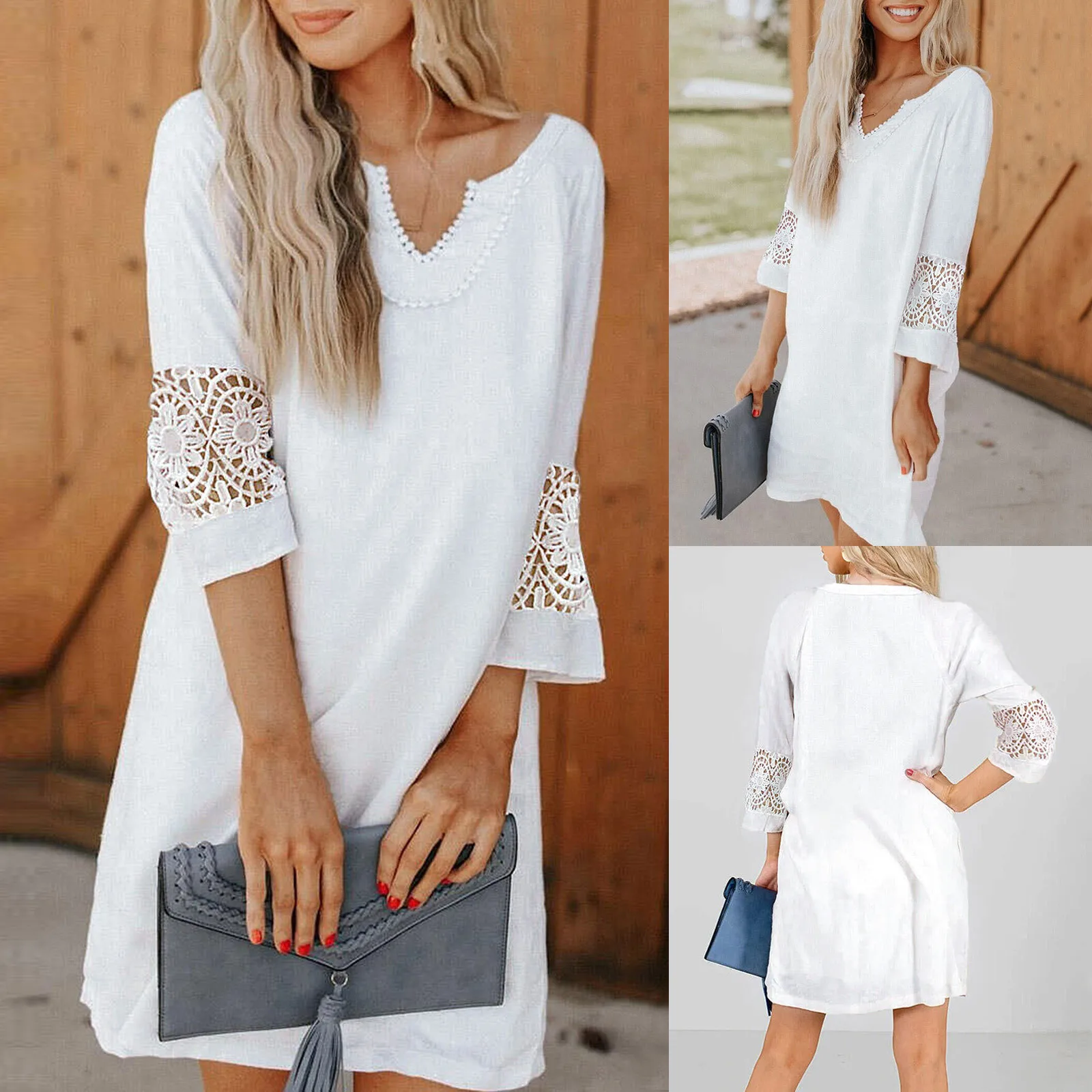 new Summer woman Loose Short sleeve Chiffon dress Plus Size woman clothing Womens Mini Dress Hollow Out T Shirts Summer Long
new Summer woman Loose Short sleeve Chiffon dress Plus Size woman clothing Womens Mini Dress Hollow Out T Shirts Summer Long