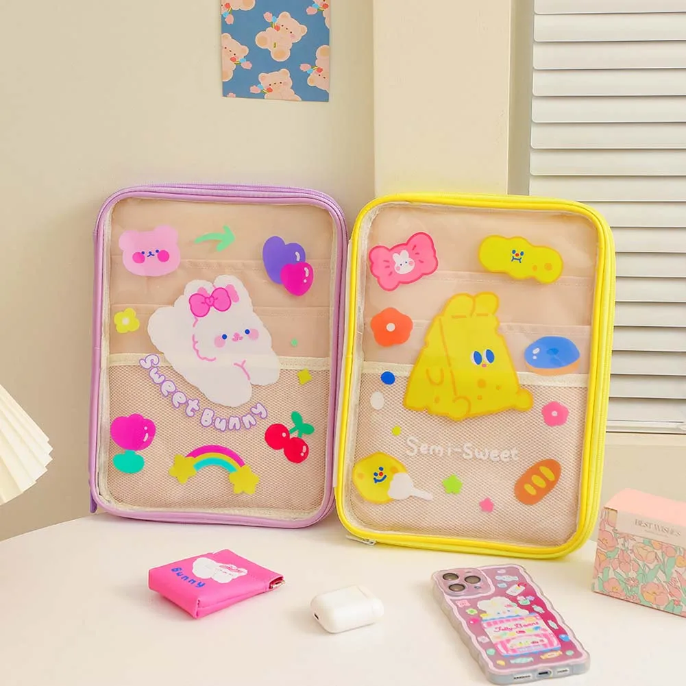 11 Inch Lovely Tablet Bag Clear Case Indoor Outdoor Cartoon Laptop Sleeve Cover Protective Pouch Travel Supplies
11 Inch Lovely Tablet Bag Clear Case Indoor Outdoor Cartoon Laptop Sleeve Cover Protective Pouch Travel Supplies