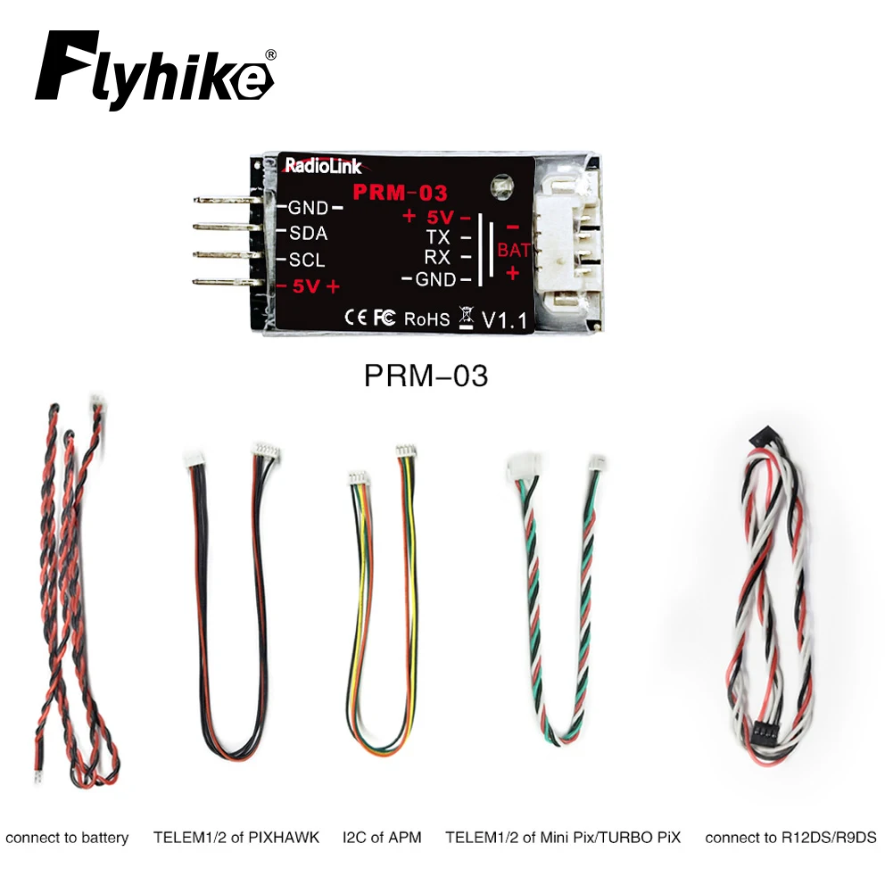 

Radiolink PRM-03 OSD Telemetry Sensor Return Flight Information Module for AT9 / AT9S / AT9S Pro / AT10 / AT10II