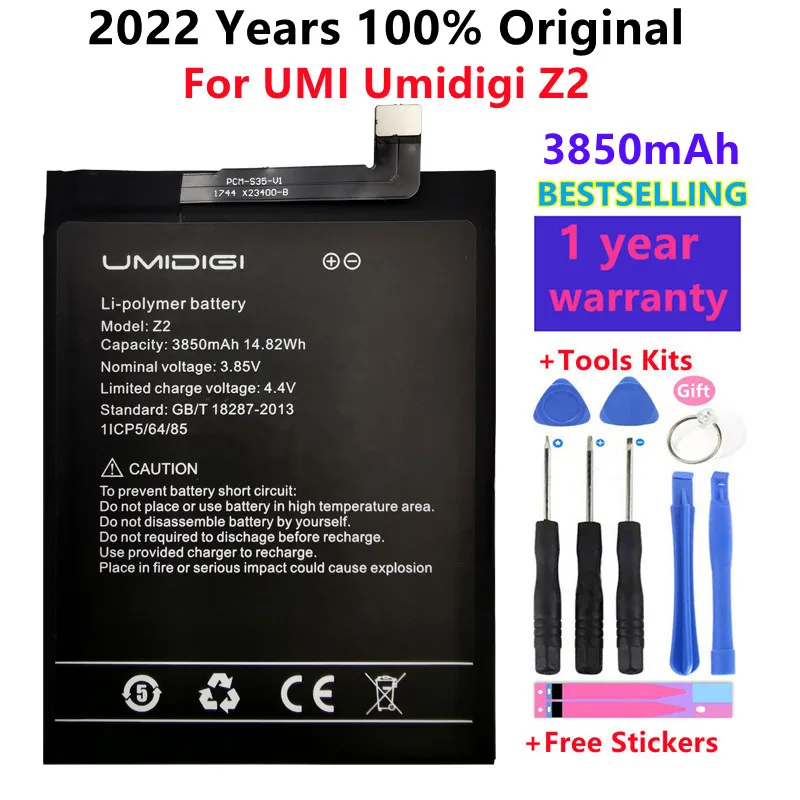 2022 Years 100% Original High Quality 3850mAh Replacement Battery For UMI UMIDIGI Z2 Cell Phone Batteries Bateria+Free Tools
2022 Years 100% Original High Quality 3850mAh Replacement Battery For UMI UMIDIGI Z2 Cell Phone Batteries Bateria+Free Tools