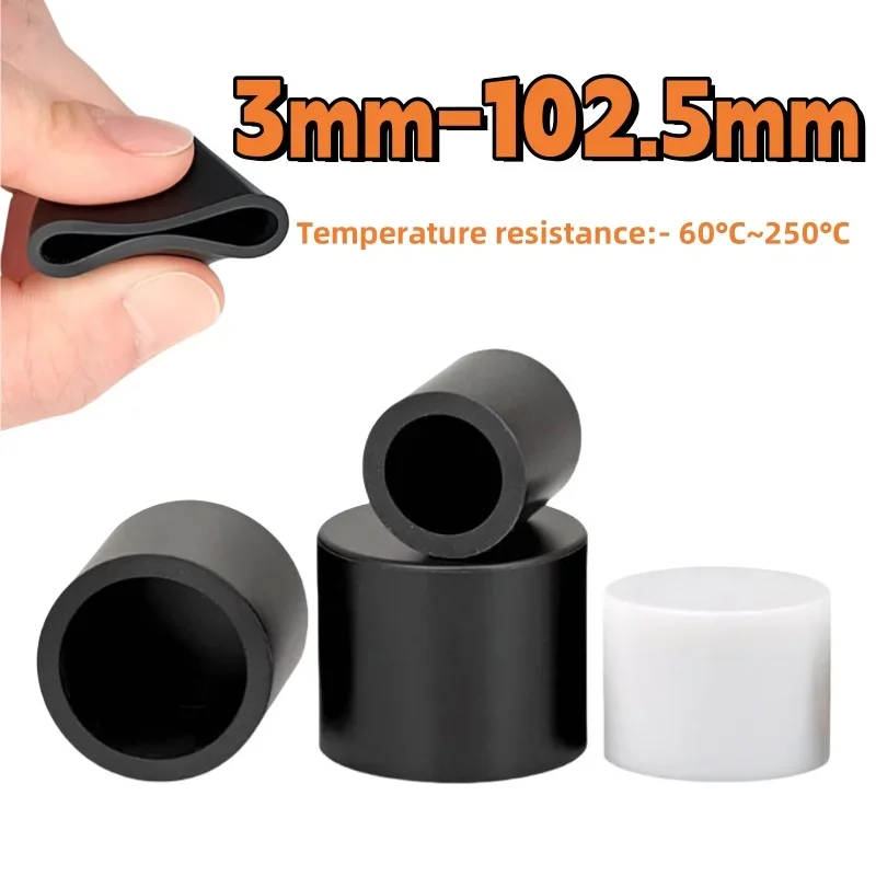 Силиконовые заглушки для труб 3-102.5 мм чёрные/белые
Силиконовые заглушки для труб 3-102.5 мм чёрные/белые