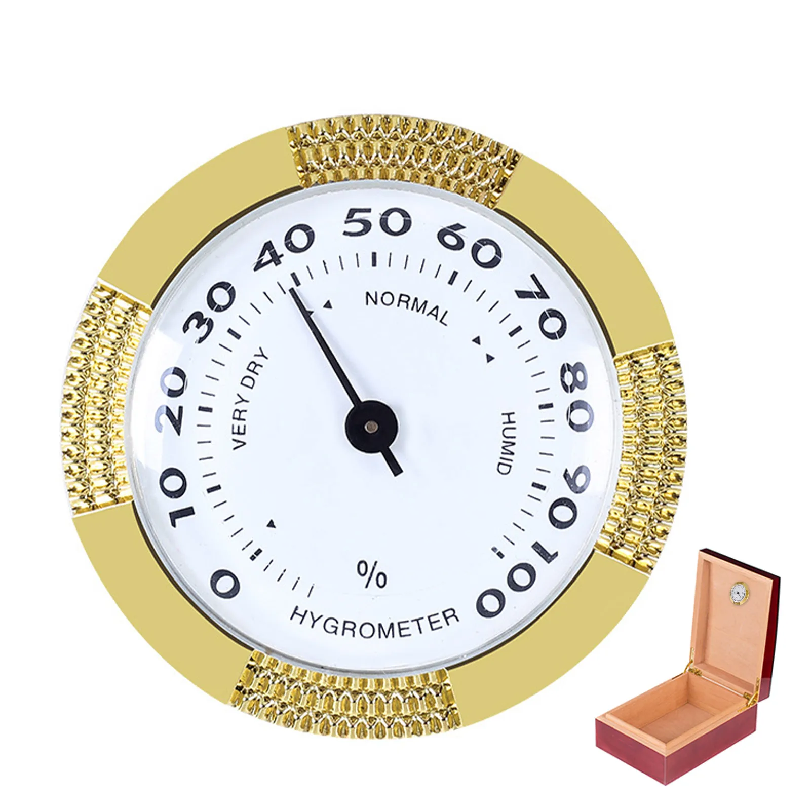 60mm Cigar Accurate Hygrometer Portable Metal Humidor Accessories Accurate Cigar Tool Humidity Tester Hygrometer For Humidor
60mm Cigar Accurate Hygrometer Portable Metal Humidor Accessories Accurate Cigar Tool Humidity Tester Hygrometer For Humidor
