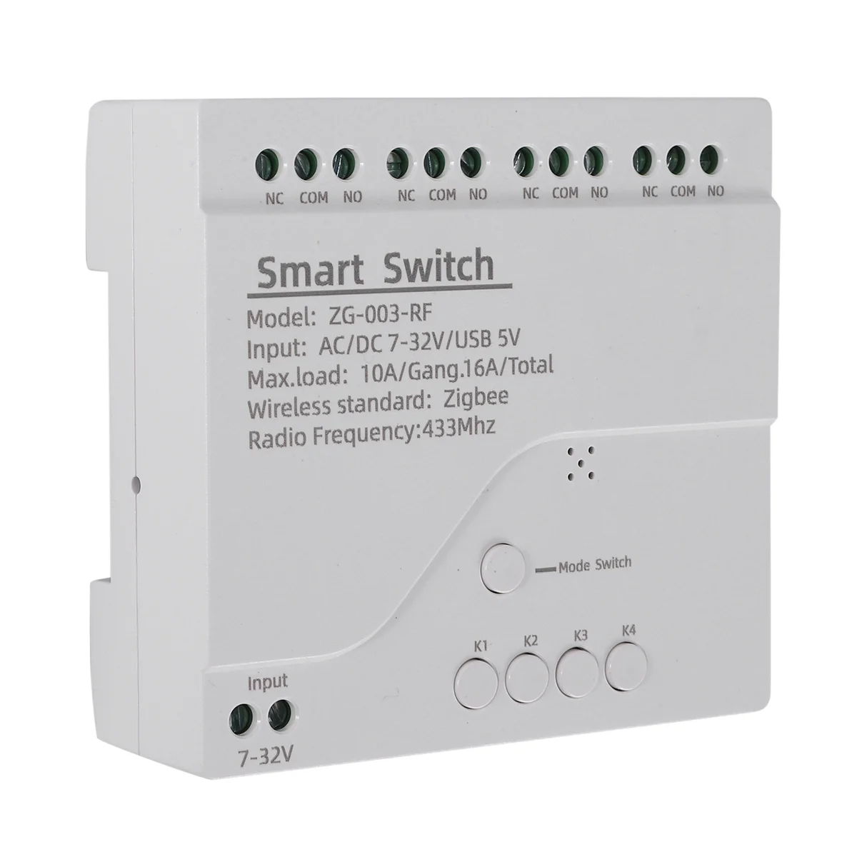 4CH Zigbee Wireless Switch,WiFi Switch Module,Remote Control,DIY Smart Home,4 Gang Relay,Work with Alexa Google Home
4CH Zigbee Wireless Switch,WiFi Switch Module,Remote Control,DIY Smart Home,4 Gang Relay,Work with Alexa Google Home