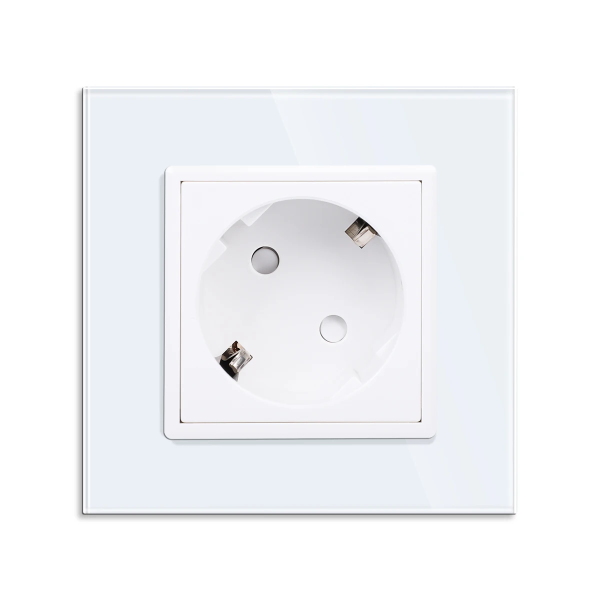 New Europe Standard Wall Power Electrical outlets White Tempered glass panel, 220V 16A,glass wall socket diy 80*80MM
New Europe Standard Wall Power Electrical outlets White Tempered glass panel, 220V 16A,glass wall socket diy 80*80MM