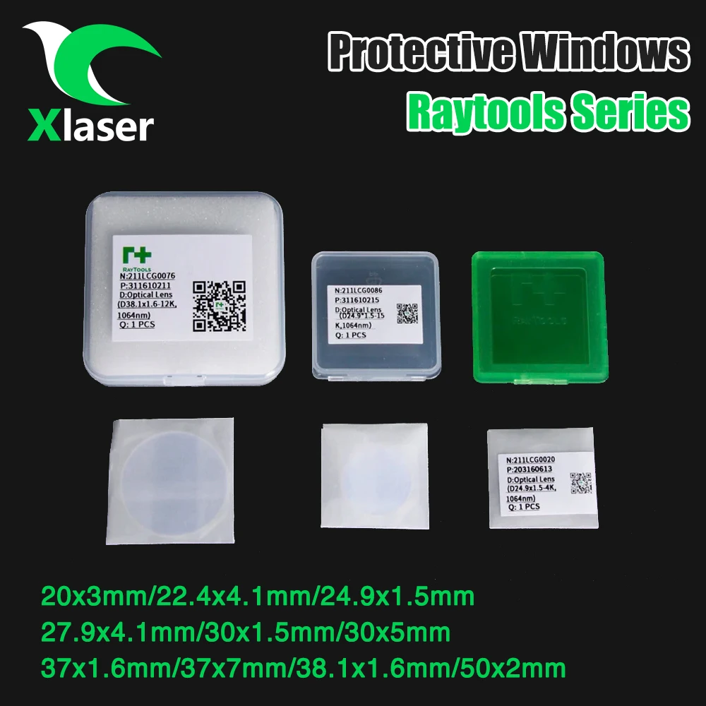 Оптическая линза Raytools для оптических линз Raytools BM109 BT240 BM114/27,9, Оригинальная защитная Windows 4,1*24,9/1,5*115/37*7