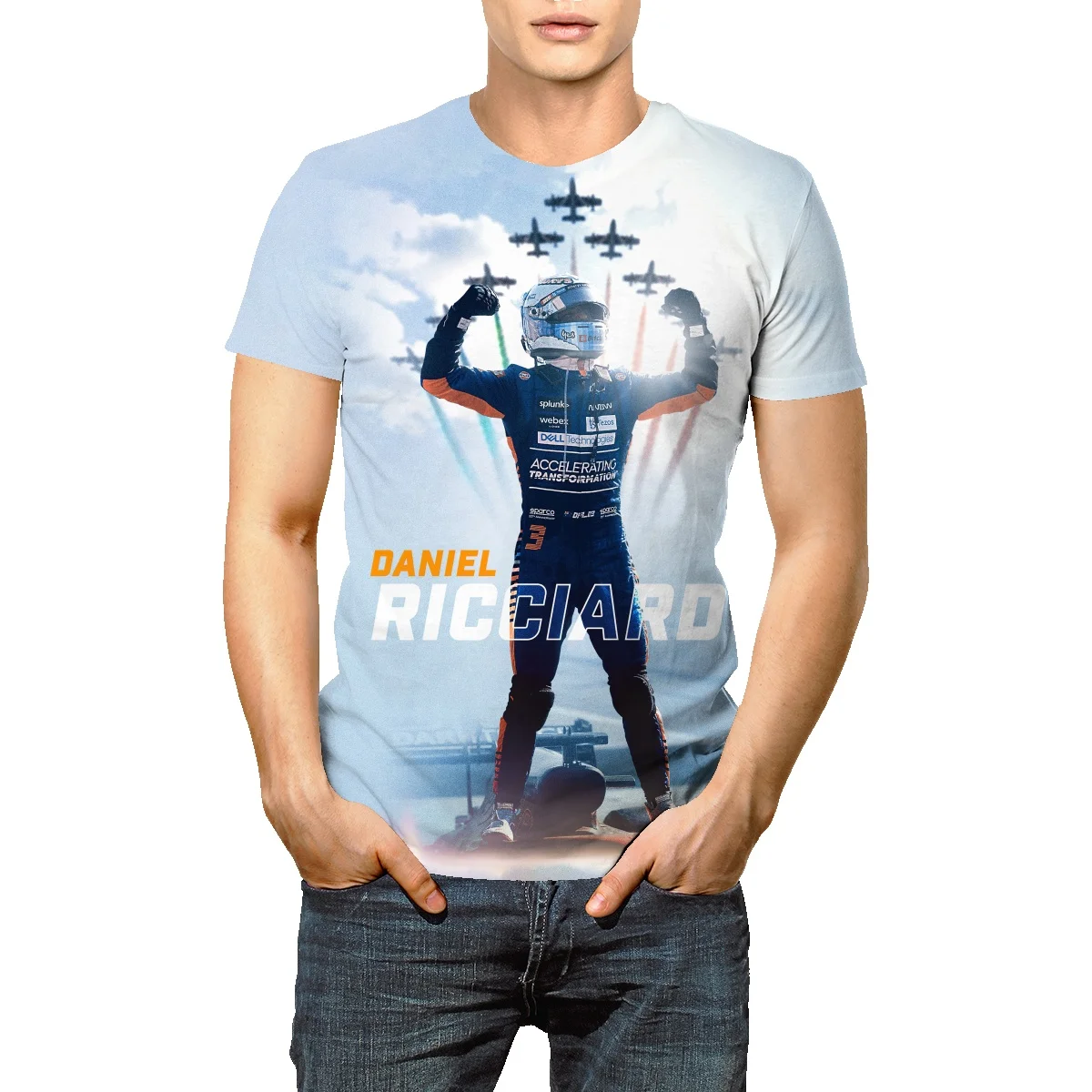 Summer New F1 Motorsports Printed T-Shirt Men's and Women's Unisex T-shirt 3D Printing
Summer New F1 Motorsports Printed T-Shirt Men's and Women's Unisex T-shirt 3D Printing