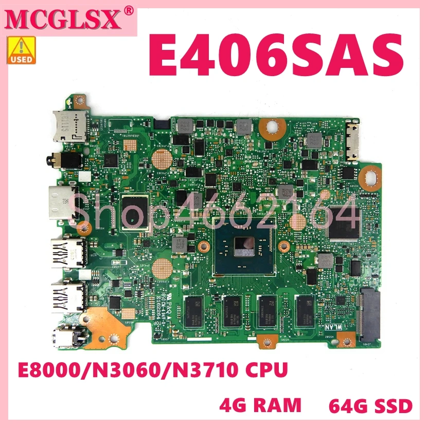 E406SAS E8000/ N3060/N3710 ЦП 4G-RAM 64G-SSD Ноутбук Материнская плата Asus E406S E406SA E406SAS материнская плата для ноутбука протестирована нормально использованная
E406SAS E8000/ N3060/N3710 ЦП 4G-RAM 64G-SSD Ноутбук Материнская плата Asus E406S E406SA E406SAS материнская плата для ноутбука протестирована нормально использованная