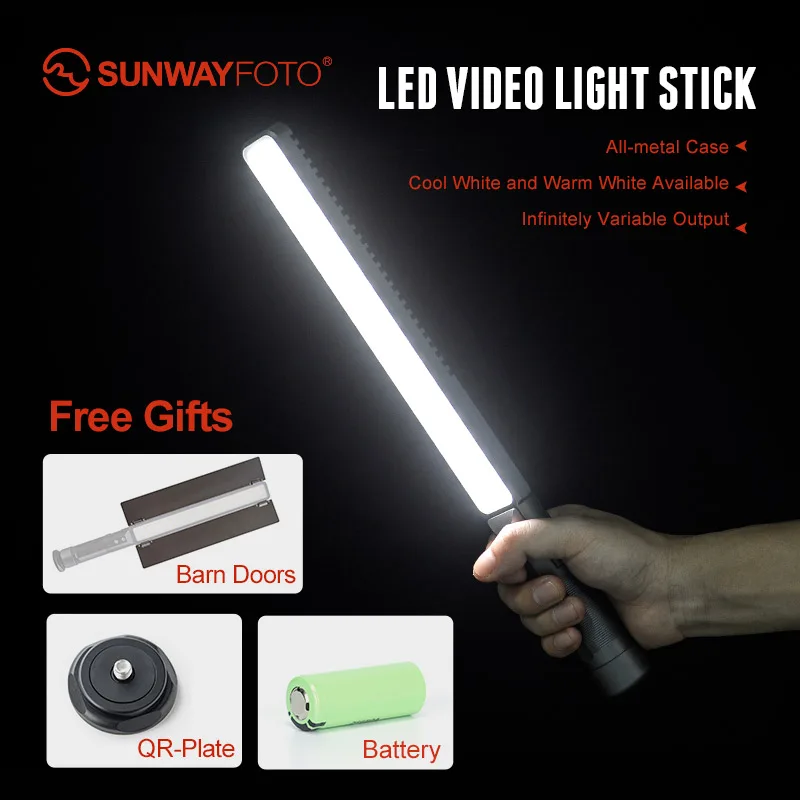 

SUNWAYFOFO FL-152 Handheld Led Video Fill Light 3000K-5500K Camera Photo Studio Light Photography Lighting Lamp Indoor/Outdoor