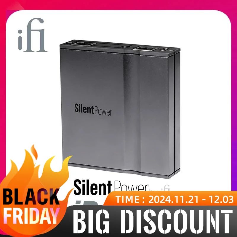 iFi LAN iPURIFIER PRO SilentPower Оптическая лазоляция приносится даже больше бесшумный