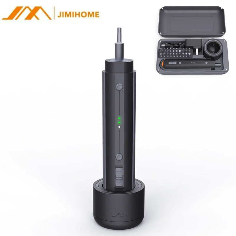 JIMI 3.6V Electric Screwdriver Set Double Switch 30Pcs S2 Bits Cordless Rechargeable with Charging Base For Household Repair 
JIMI 3.6V Electric Screwdriver Set Double Switch 30Pcs S2 Bits Cordless Rechargeable with Charging Base For Household Repair