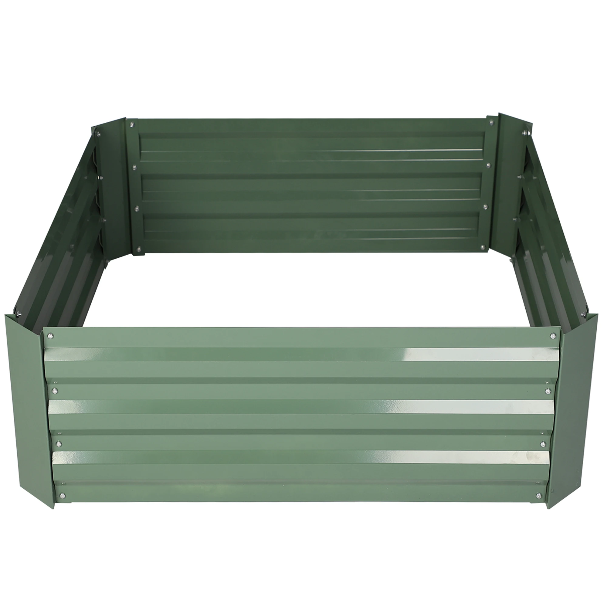 Raised Garden Bed Steel Planter Box Galvanized Anti-rust Coating Planting Vegetables Herbs and Flowers for Outdoor Use 3’x3’
Raised Garden Bed Steel Planter Box Galvanized Anti-rust Coating Planting Vegetables Herbs and Flowers for Outdoor Use 3’x3’