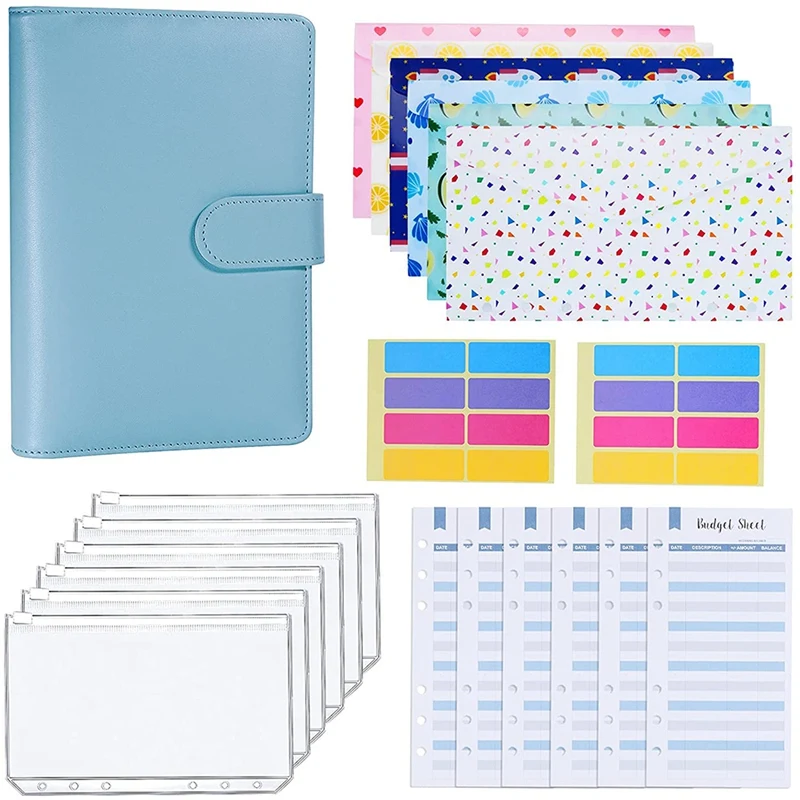 A6 Budget Binder 12 Patterns Budget Money Envelopes With 12 Expense Budget Sheets & Self-Adhesive Label
A6 Budget Binder 12 Patterns Budget Money Envelopes With 12 Expense Budget Sheets & Self-Adhesive Label