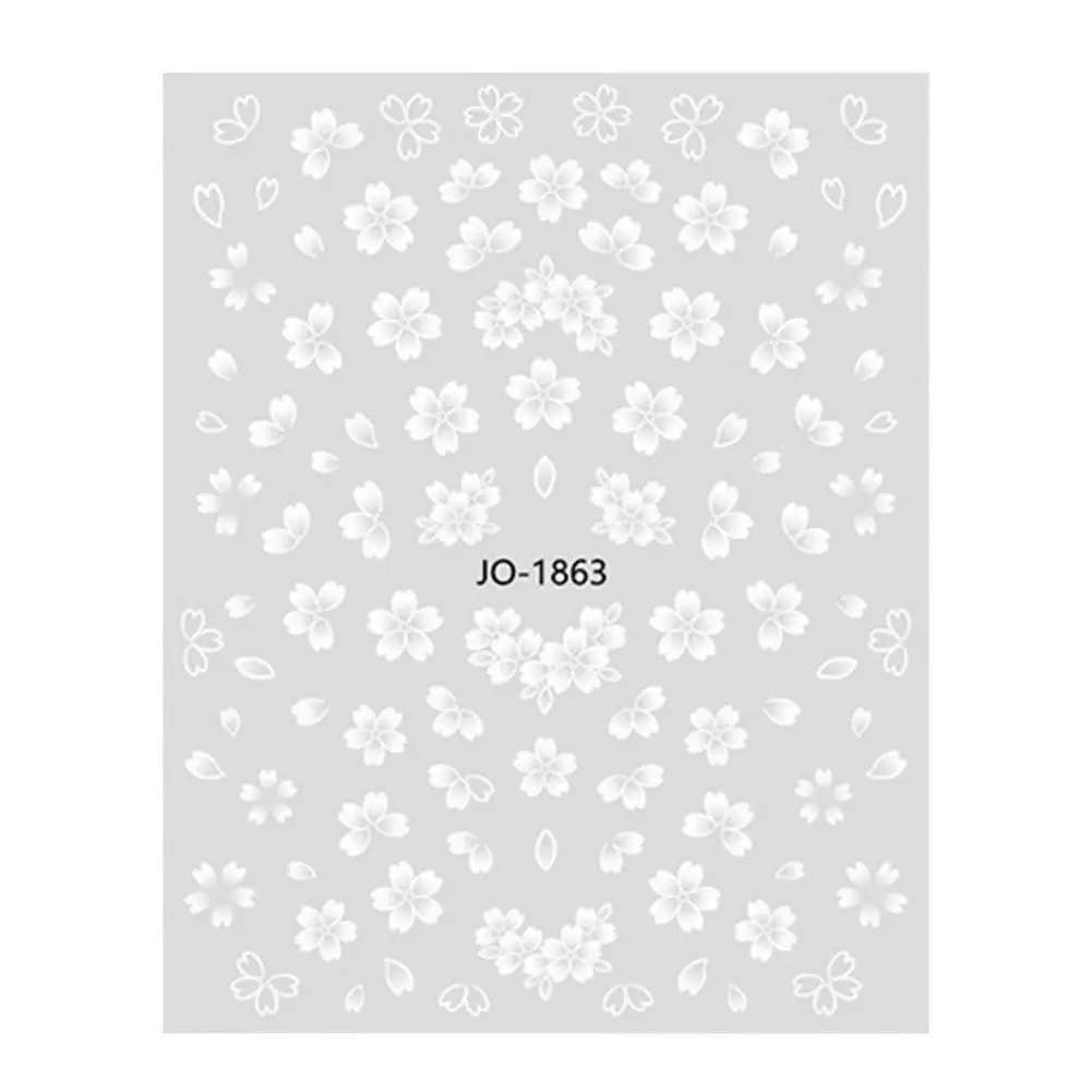 1 лист, наклейка для ногтей с цветочным узором 
1 лист, наклейка для ногтей с цветочным узором