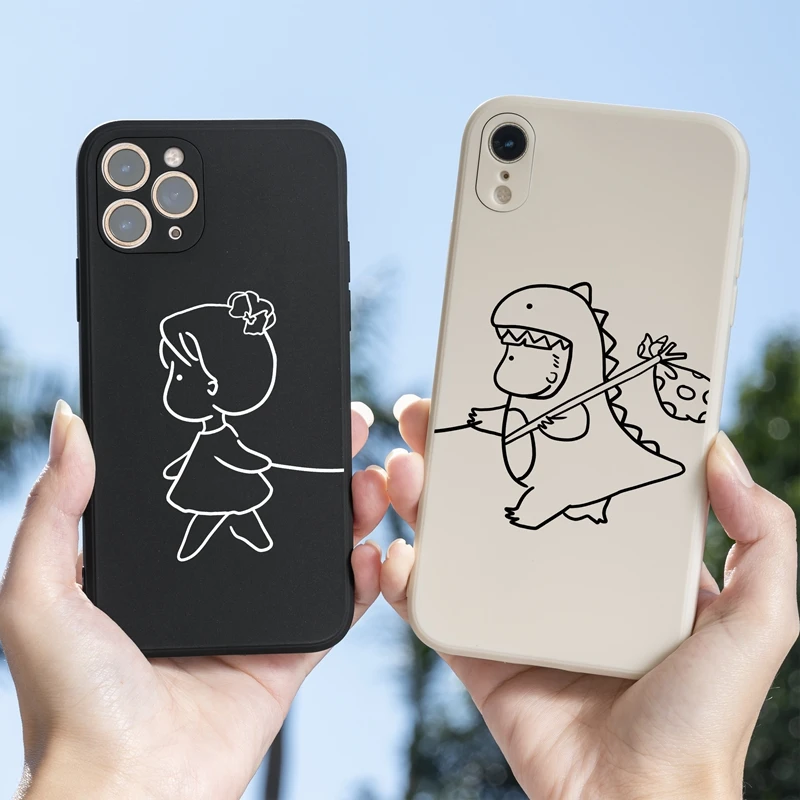 Couple Brief strokes girl dinosaur Phone Case For iPhone 11 12 13 Pro Max Mini 7 8 6 Plus X XS Max XR Case Soft Silicone Cover
Couple Brief strokes girl dinosaur Phone Case For iPhone 11 12 13 Pro Max Mini 7 8 6 Plus X XS Max XR Case Soft Silicone Cover