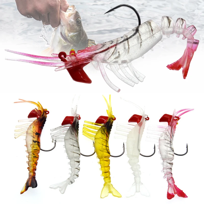 Искусственная приманка для креветки, многосекционная Мягкая приманка, бионические креветки с крючком со свинцовой головкой, искусственная...
Искусственная приманка для креветки, многосекционная Мягкая приманка, бионические креветки с крючком со свинцовой головкой, искусственная...