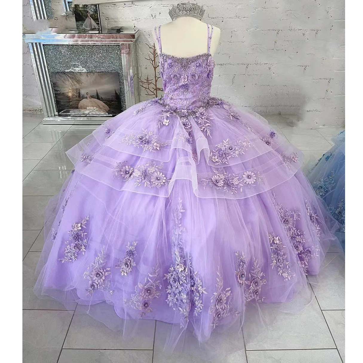 Blue And Purple Quinceanera Dresses For Sweet Girl Beading Sequined Sleeveless Tulle Princess Ball Gown Vestidos De 15 Años
Blue And Purple Quinceanera Dresses For Sweet Girl Beading Sequined Sleeveless Tulle Princess Ball Gown Vestidos De 15 Años