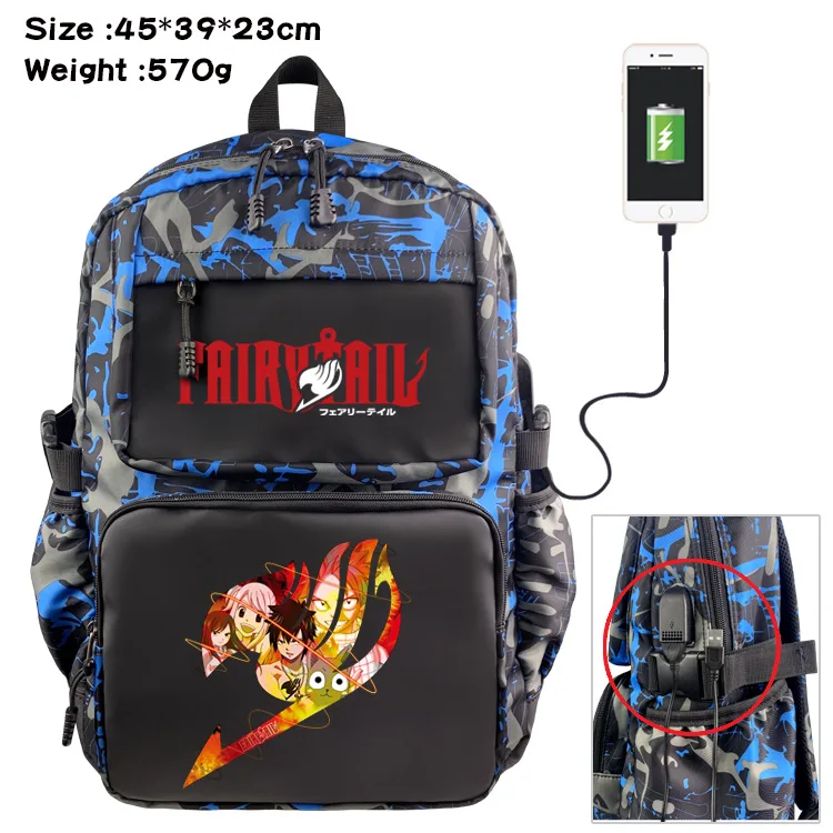 Fairy Tail Animation Derivative Camo Backpack Waterproof Laptop Bag High-Capacity School Bag Student Supplies
Fairy Tail Animation Derivative Camo Backpack Waterproof Laptop Bag High-Capacity School Bag Student Supplies