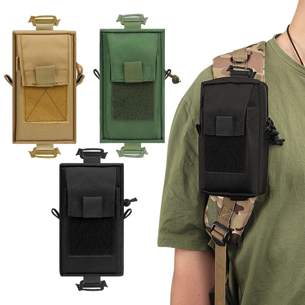 Tacticals Phone Pouch Backpack Shoulder Strap Package Nylon PhoneBag For Outdoor Sport Durable Outdoor Tools
Tacticals Phone Pouch Backpack Shoulder Strap Package Nylon PhoneBag For Outdoor Sport Durable Outdoor Tools