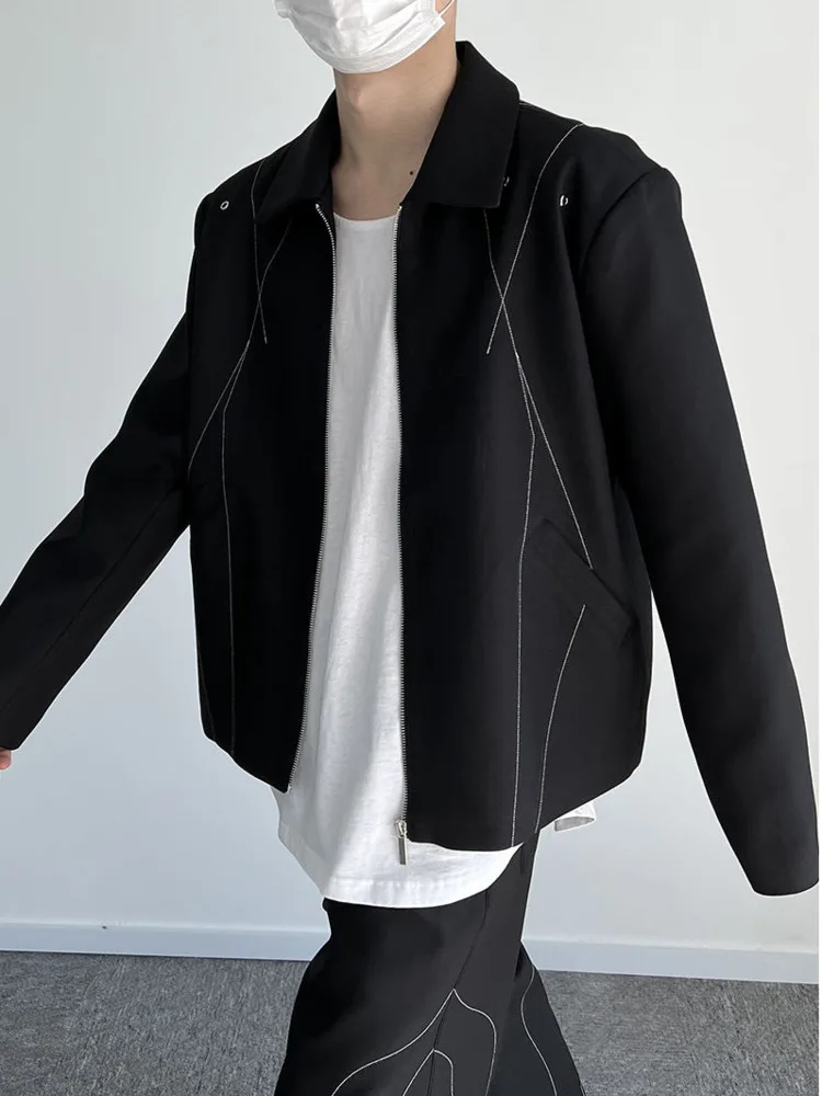 SYUHGFA Men Clothing 2022 Autumn Korean Streetwear Line Design Jacket High Quality Loose Coat Fashion Zipper Jackets
SYUHGFA Men Clothing 2022 Autumn Korean Streetwear Line Design Jacket High Quality Loose Coat Fashion Zipper Jackets