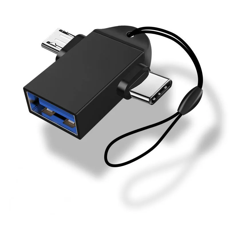 2 In 1 OTG Adapter USB 3.0 Female To Micro USB Male and Type C Male Connector Aluminum Alloy on The Go Converter Xiaomi Samsung
2 In 1 OTG Adapter USB 3.0 Female To Micro USB Male and Type C Male Connector Aluminum Alloy on The Go Converter Xiaomi Samsung