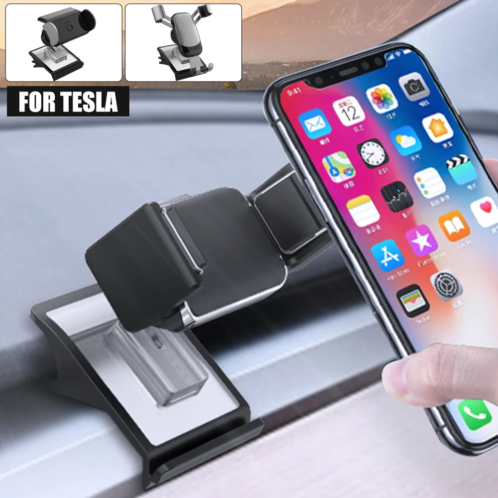 New Car Phone Holder Automatic Mobile Phone Holder Dashboard Phone Mount for Tesla Model3/Y 2018-2021 for iPhone Samsung Xiaomi
New Car Phone Holder Automatic Mobile Phone Holder Dashboard Phone Mount for Tesla Model3/Y 2018-2021 for iPhone Samsung Xiaomi
