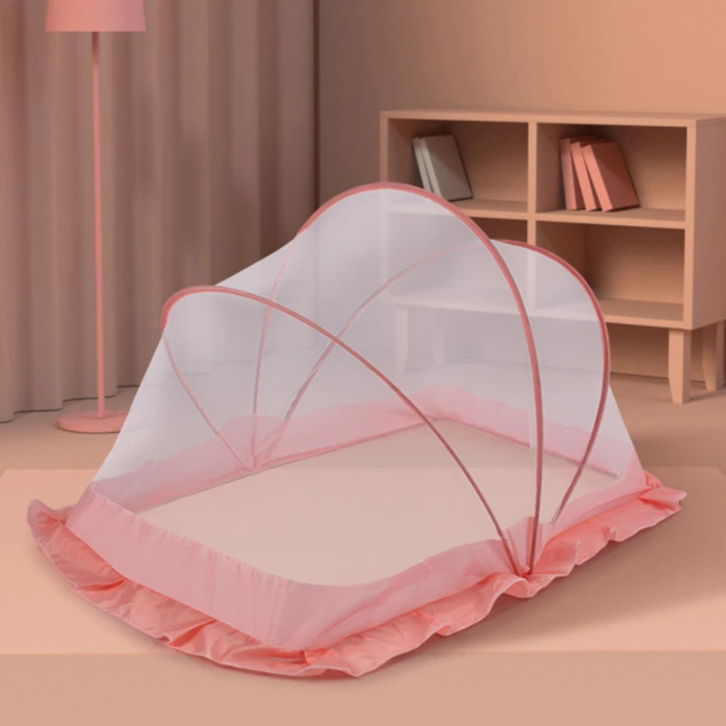

Portable foldable crib children's mosquito net tent children summer cradle bed crib sleeping mosquito net sleeping pad