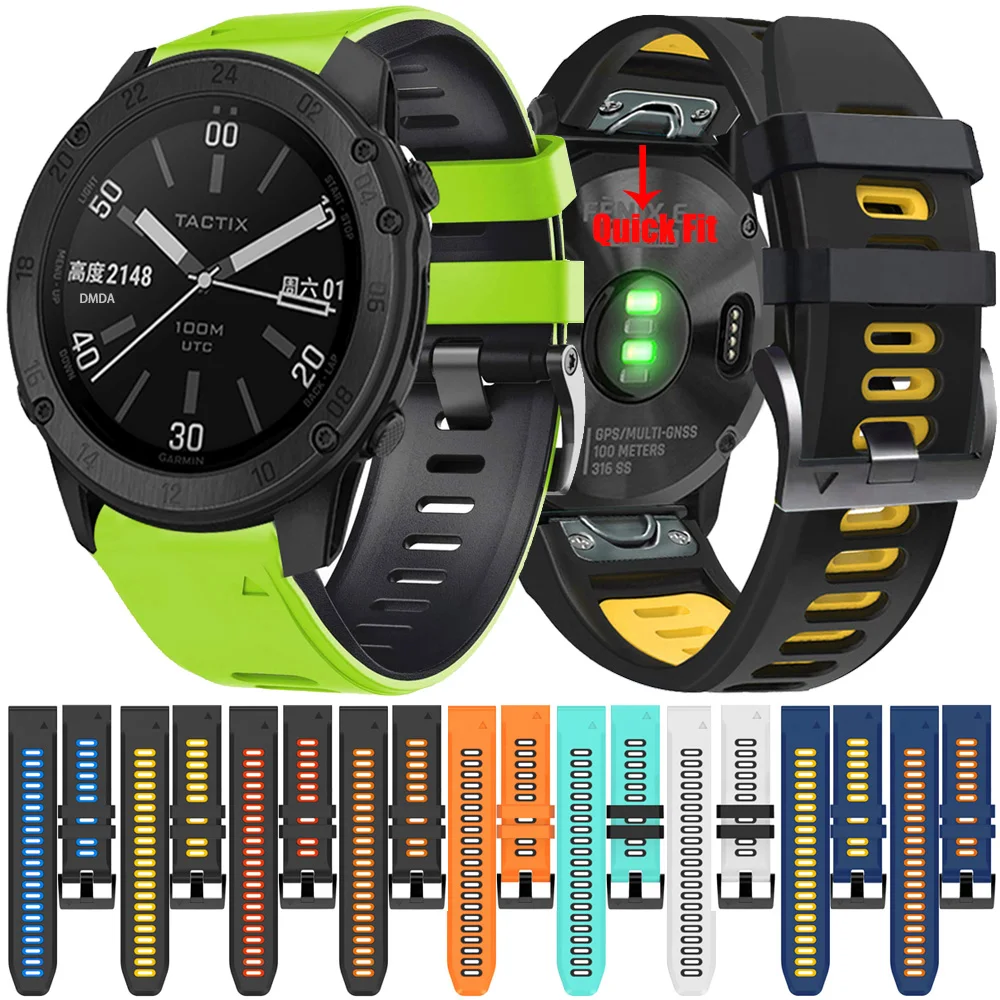 Quick Fit Wacth Strap For Garmin Tactix 7 Pro Garmin Wristband Tactix 7 Delta/Bravo 26mm 22mm Bracelet Silicone Band Accessories
Quick Fit Wacth Strap For Garmin Tactix 7 Pro Garmin Wristband Tactix 7 Delta/Bravo 26mm 22mm Bracelet Silicone Band Accessories