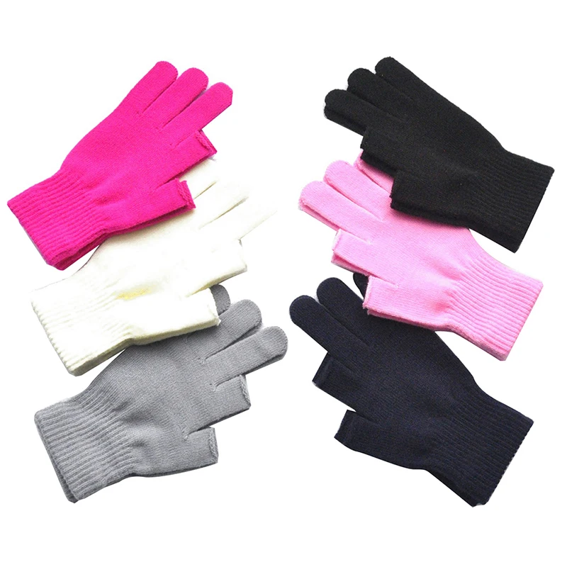 1Pair Unisex Two Half Finger Gloves Knit Gloves Winter Warm Work Gloves Two-finger Exposed Writing Games Fingerless Gloves
1Pair Unisex Two Half Finger Gloves Knit Gloves Winter Warm Work Gloves Two-finger Exposed Writing Games Fingerless Gloves