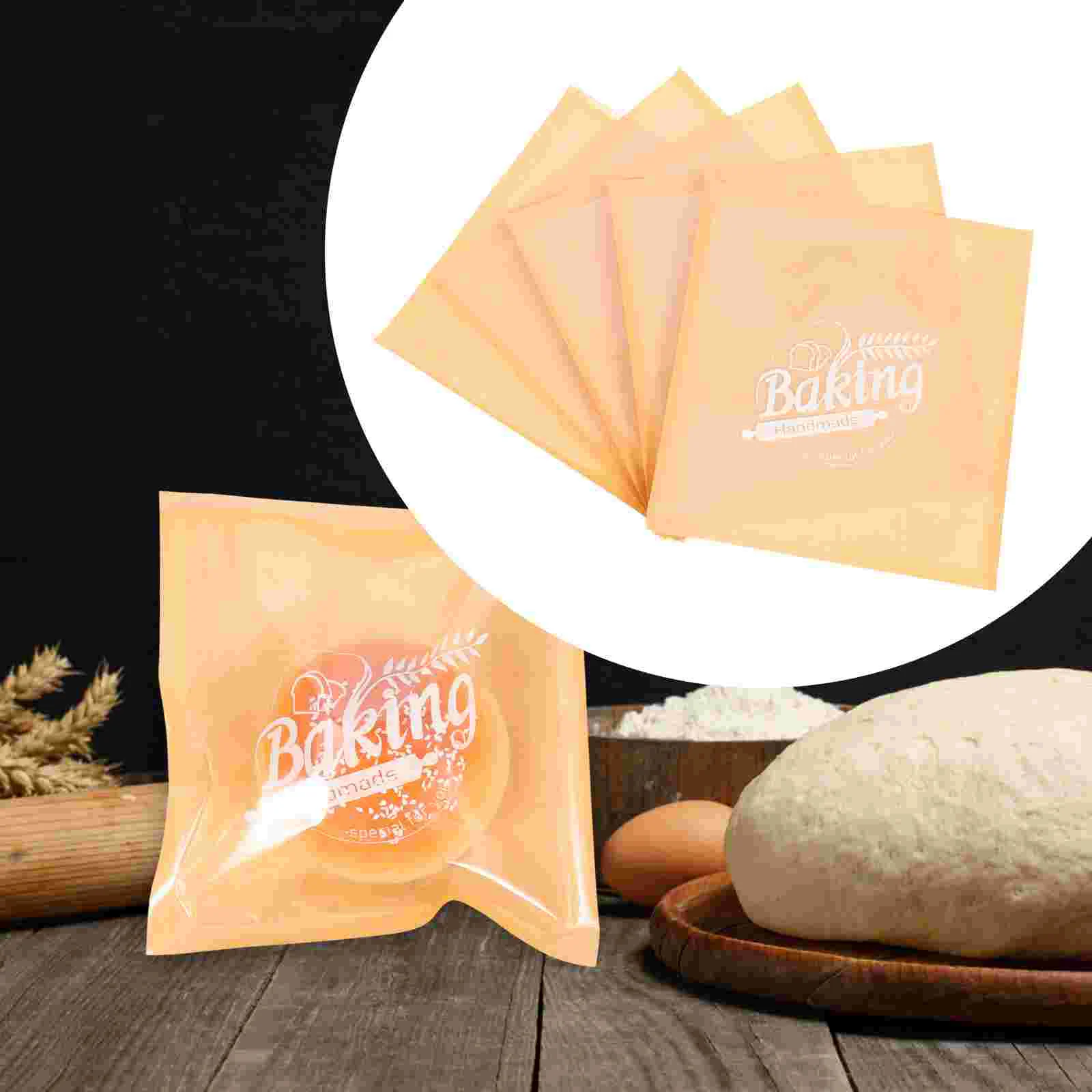 100 Pcs Yellow Kraft Paper Bag Bread Holders Chocolate Donuts Storage Bags Bakery Cookie Gift Packing Household Pouches
100 Pcs Yellow Kraft Paper Bag Bread Holders Chocolate Donuts Storage Bags Bakery Cookie Gift Packing Household Pouches