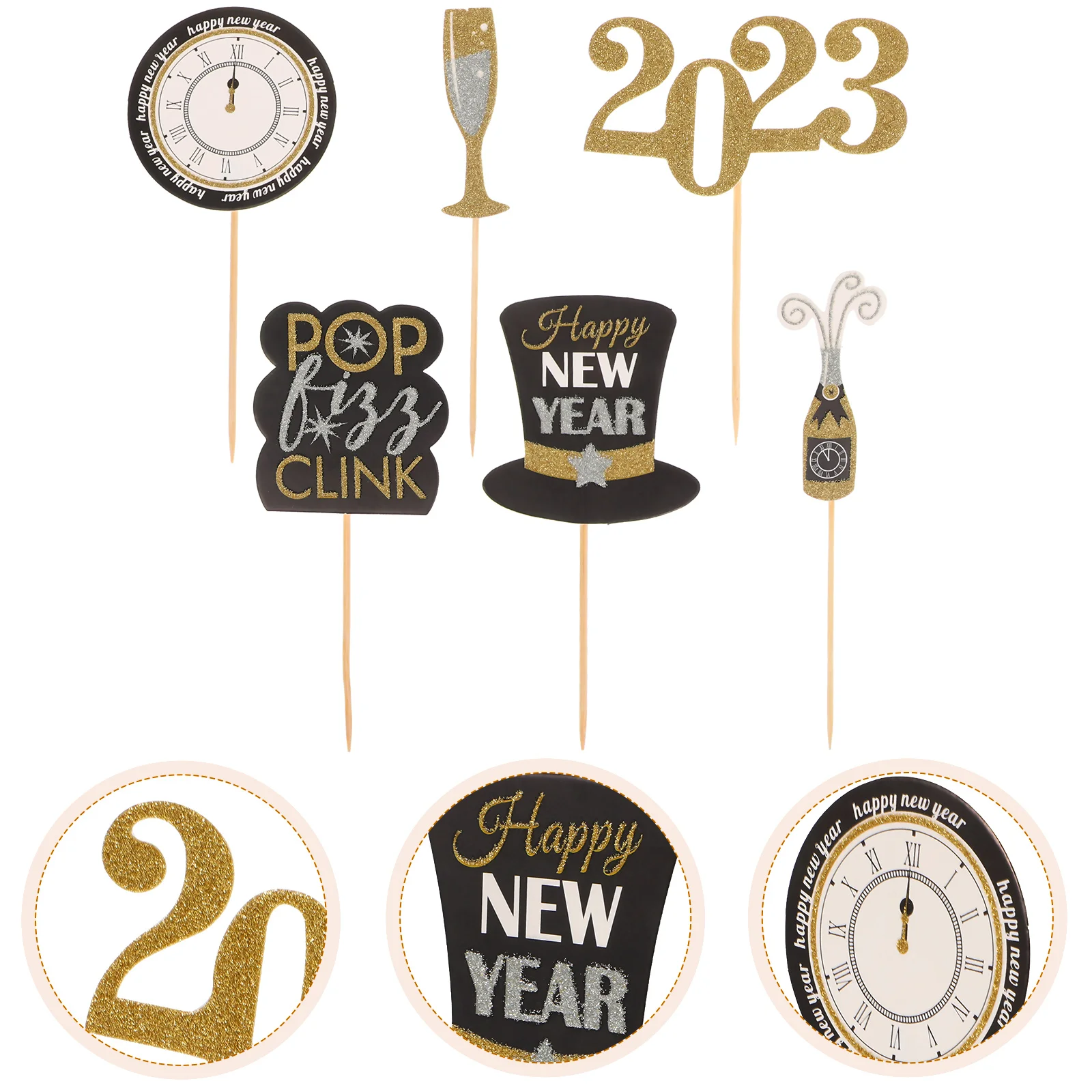 Cake Inserts New Year Picks Dessert Decorations Party Toppers Prime Photo Props
Cake Inserts New Year Picks Dessert Decorations Party Toppers Prime Photo Props