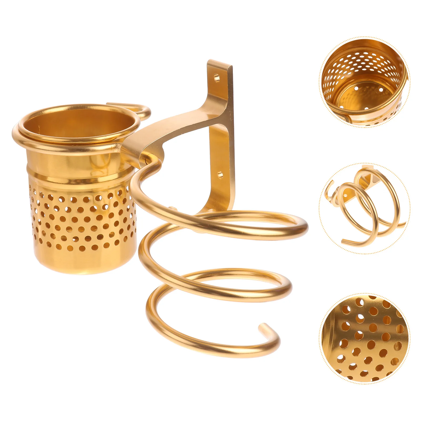 Hair Dryer Holder Organizer Wall Rack Storage Bathroom Bracket Hairdryer Tool Styling Straightener Brushes Hanger Baket Mounted 
Hair Dryer Holder Organizer Wall Rack Storage Bathroom Bracket Hairdryer Tool Styling Straightener Brushes Hanger Baket Mounted