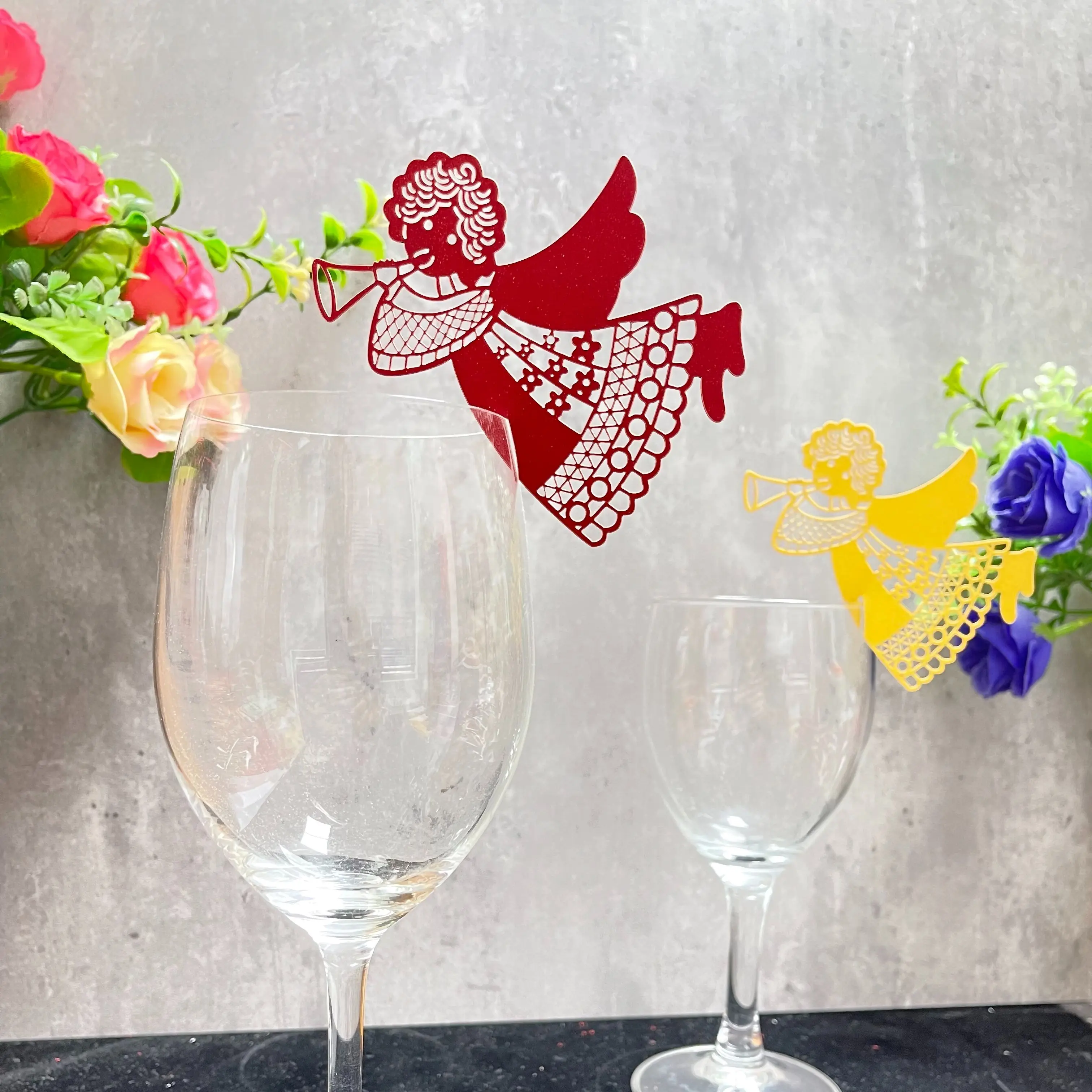 50pcs Little Angel Drink Tags Festival Wedding Farewell Birthday Wine Glass Cup Stickers Paper Place Cards For Party Decoration
50pcs Little Angel Drink Tags Festival Wedding Farewell Birthday Wine Glass Cup Stickers Paper Place Cards For Party Decoration