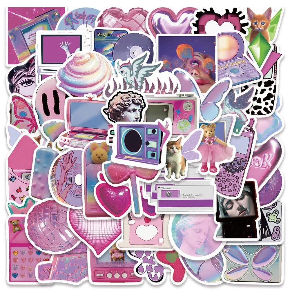 50pcs/set Steam Wave Y2K Style Girl Kawaii Graffiti Stickers Luggage Skateboard Phone DIY Decoration Decal
50pcs/set Steam Wave Y2K Style Girl Kawaii Graffiti Stickers Luggage Skateboard Phone DIY Decoration Decal