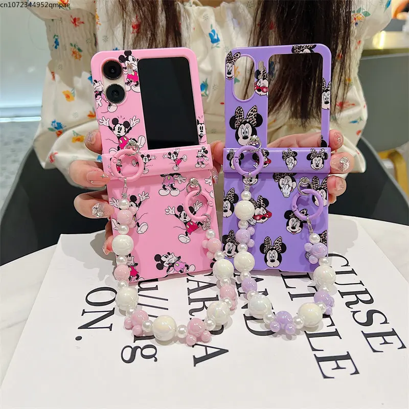 Luxury Cartoon Pink Disney Mickey Minnie Doll with Lanyard Phone Case for OPPO Find N2 Flip 5G Couple Anti-drop Back Cover Coque
Luxury Cartoon Pink Disney Mickey Minnie Doll with Lanyard Phone Case for OPPO Find N2 Flip 5G Couple Anti-drop Back Cover Coque