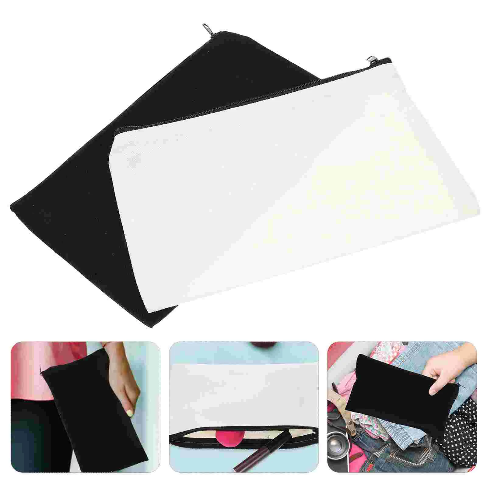 12 Pcs Wash Bag Travel Cosmetics Sublimation Makeup Bags Case Convenient Canvas Student
12 Pcs Wash Bag Travel Cosmetics Sublimation Makeup Bags Case Convenient Canvas Student