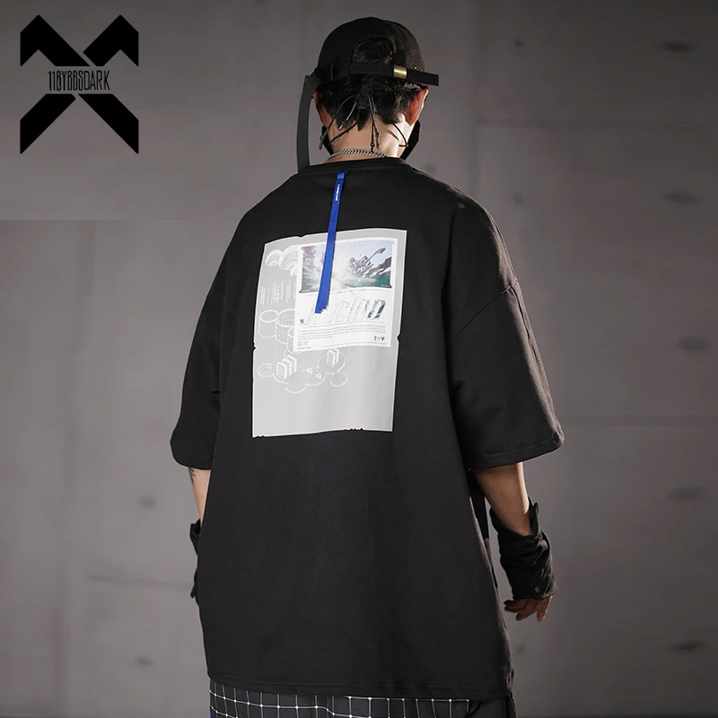 11 BYBB'S DARK Hip Hop T-Shirt Men 2022 Summer Creative Print Patchwork Tshirts Loose Men Tops Tees Black White WB795
11 BYBB'S DARK Hip Hop T-Shirt Men 2022 Summer Creative Print Patchwork Tshirts Loose Men Tops Tees Black White WB795