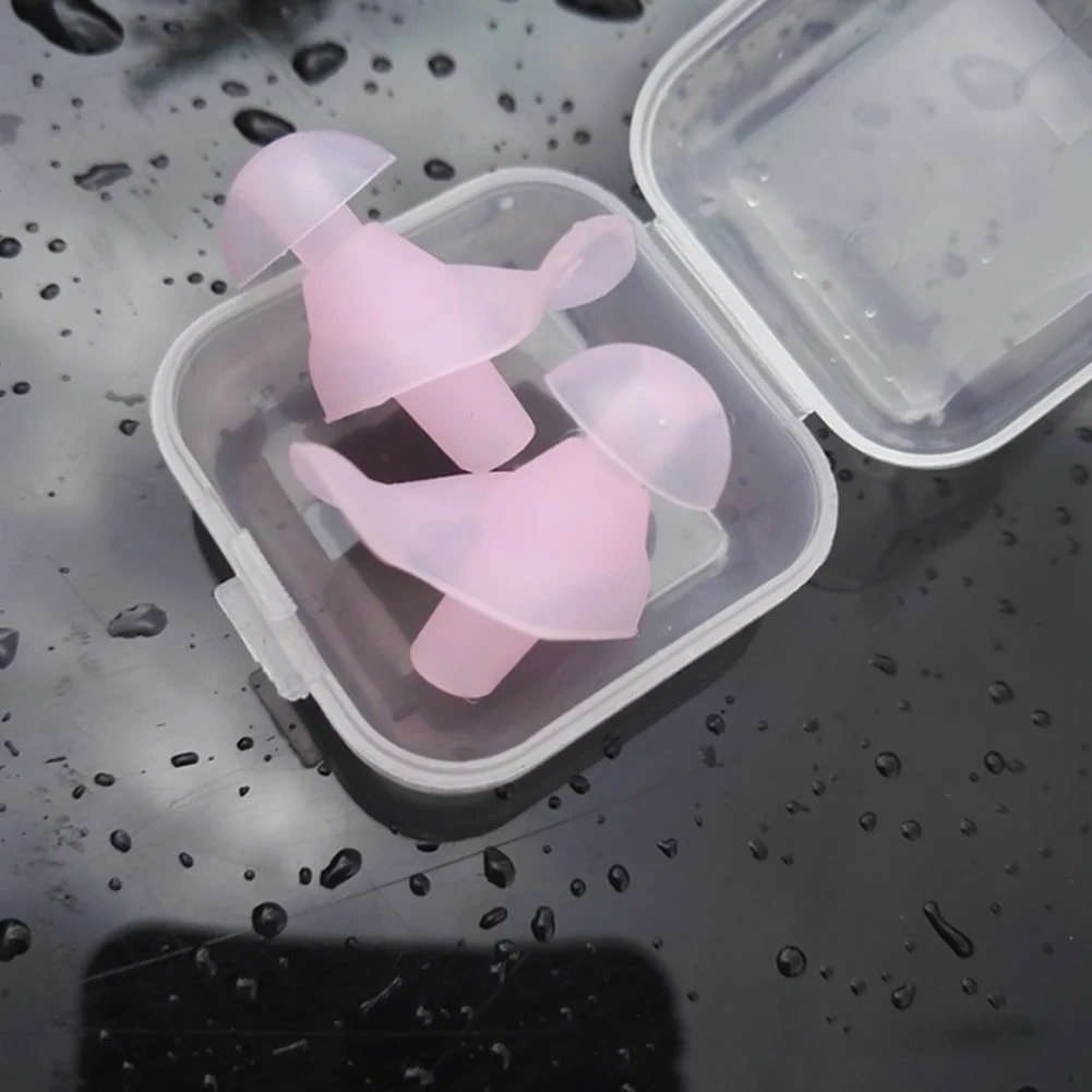 1Pair Silicone Waterproof Swim Ear Plugs For Swimmers Kid Adult Children Earplug Protect Swimming Accessories Equipments Parts
1Pair Silicone Waterproof Swim Ear Plugs For Swimmers Kid Adult Children Earplug Protect Swimming Accessories Equipments Parts