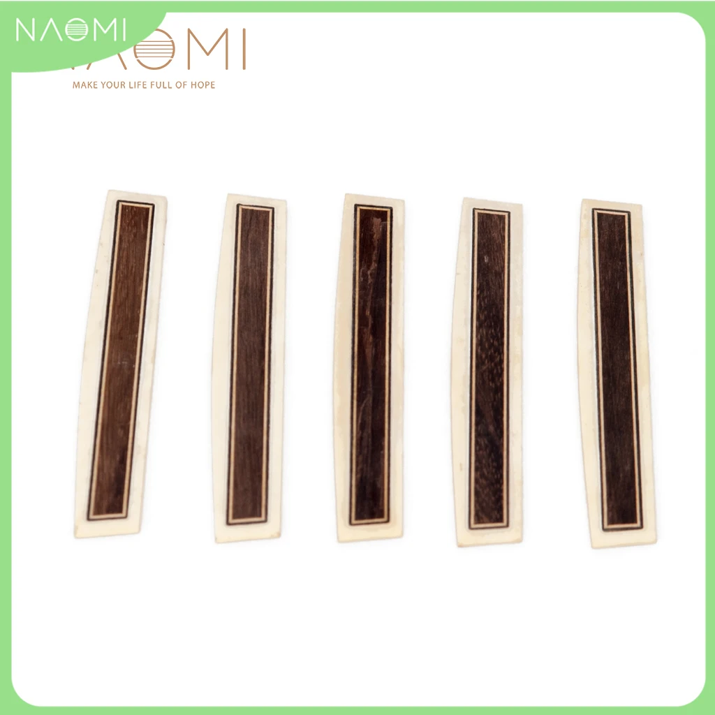 NAOMI 5 Pcs Classical Guitar Bridge Tie Blocks Inlay Bone Frame Series Guitar Parts Accessories New NA-19
NAOMI 5 Pcs Classical Guitar Bridge Tie Blocks Inlay Bone Frame Series Guitar Parts Accessories New NA-19