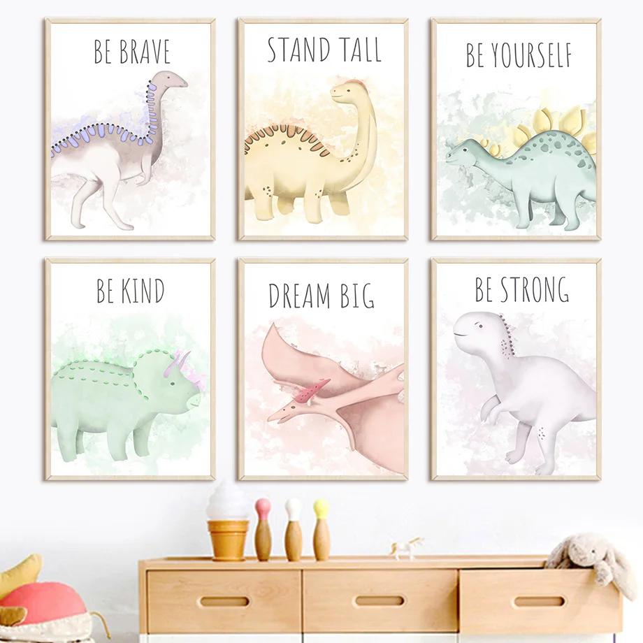 Cartoon Animal Dinosaur Stegosaurus Pterosaur Wall Art Canvas Painting Nordic Posters And Prints Wall Pictures Baby Kids Room
Cartoon Animal Dinosaur Stegosaurus Pterosaur Wall Art Canvas Painting Nordic Posters And Prints Wall Pictures Baby Kids Room