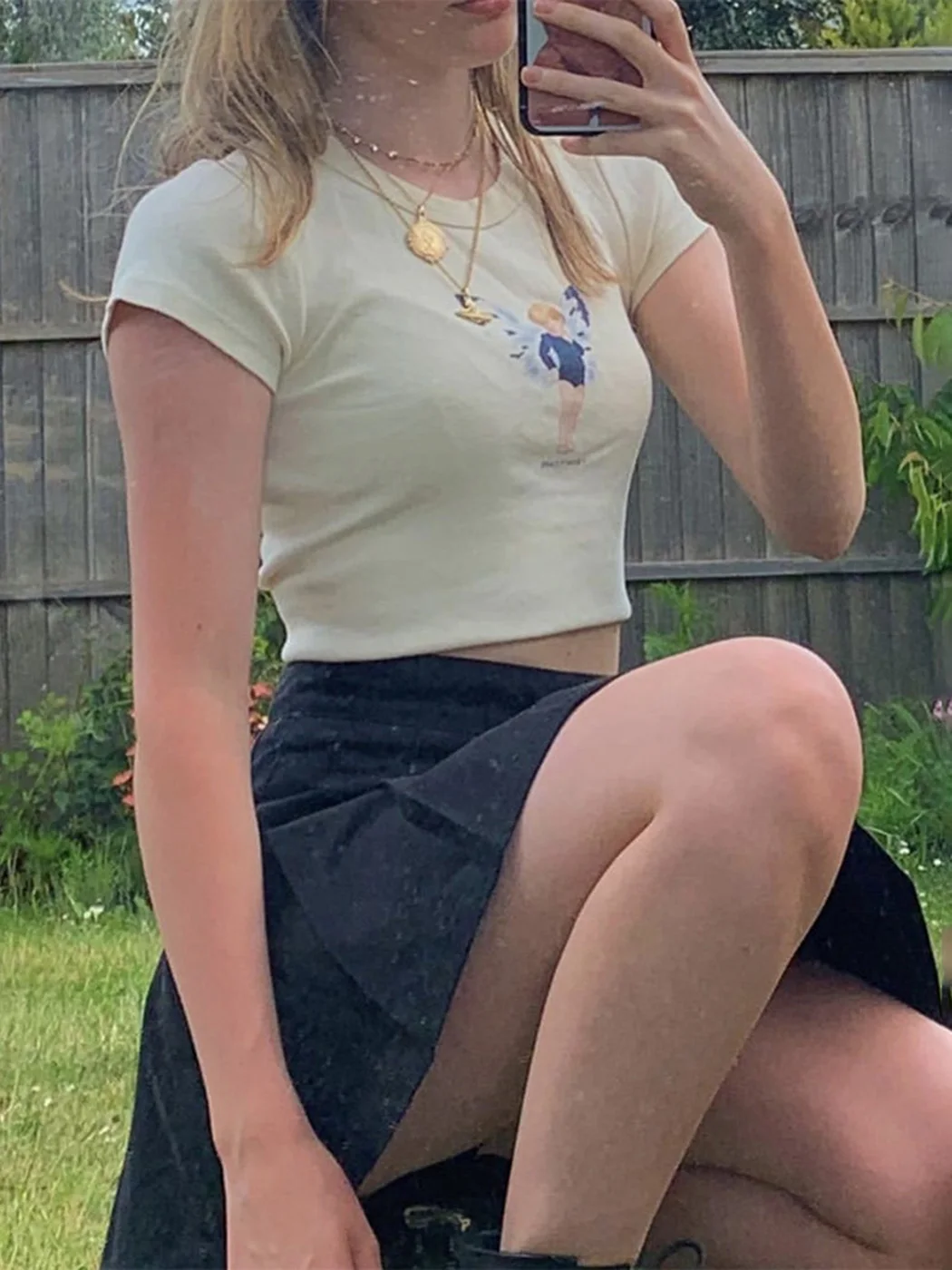 Короткий топ с рисунком пиратского любопытства для девочек, хлопковая Приталенная футболка с круглым вырезом и коротким рукавом, Ретро Ули...
Короткий топ с рисунком пиратского любопытства для девочек, хлопковая Приталенная футболка с круглым вырезом и коротким рукавом, Ретро Ули...