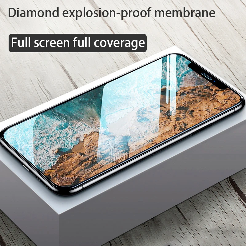 Film GlassFull coverage Tempered Glass 9D Screen Protector For iPhone 6 7 8 plus For iPhone 11 12 Pro Max Mini Phone Protection
Film GlassFull coverage Tempered Glass 9D Screen Protector For iPhone 6 7 8 plus For iPhone 11 12 Pro Max Mini Phone Protection