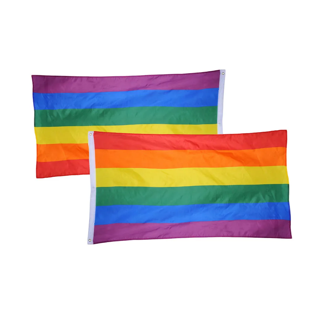 90x150cm LGBT Flag Lesbian Gay Pride Friendly Colorful Rainbow Flag Homosexual Home decorative Accessories
90x150cm LGBT Flag Lesbian Gay Pride Friendly Colorful Rainbow Flag Homosexual Home decorative Accessories