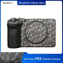 FX 3 캠 비닐 데칼 스킨 FX3 안티 스크래치 랩 커버 소니 ILME-FX3 카메라 스티커 필름 3M 프리미엄 코트 랩 케이스