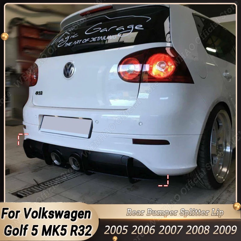 Для Volkswagen Golf 5 MK5 R32 2005 2006 2007 2008 2009 диффузор для заднего бампера задние боковые разветвители спойлер наборы для тюнинга кузова
Для Volkswagen Golf 5 MK5 R32 2005 2006 2007 2008 2009 диффузор для заднего бампера задние боковые разветвители спойлер наборы для тюнинга кузова