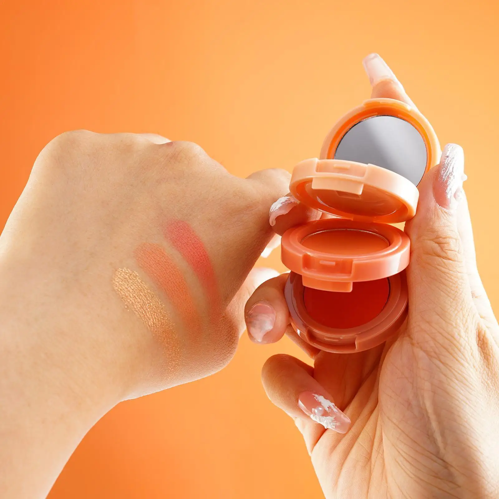 Natural Face Blusher Peach Cream Cheek Contour Silkworm Glitter Blusher Matte Highlight Eyeshadow Rouge Makeup Palette Cosm Z9Q4
Natural Face Blusher Peach Cream Cheek Contour Silkworm Glitter Blusher Matte Highlight Eyeshadow Rouge Makeup Palette Cosm Z9Q4