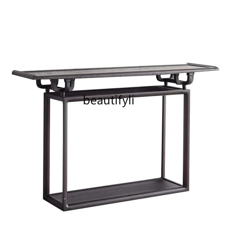 New Chinese Style Console Tables Solid Wood Home Console Living Room Entrance Hall Partition Decoration Strip Table
New Chinese Style Console Tables Solid Wood Home Console Living Room Entrance Hall Partition Decoration Strip Table