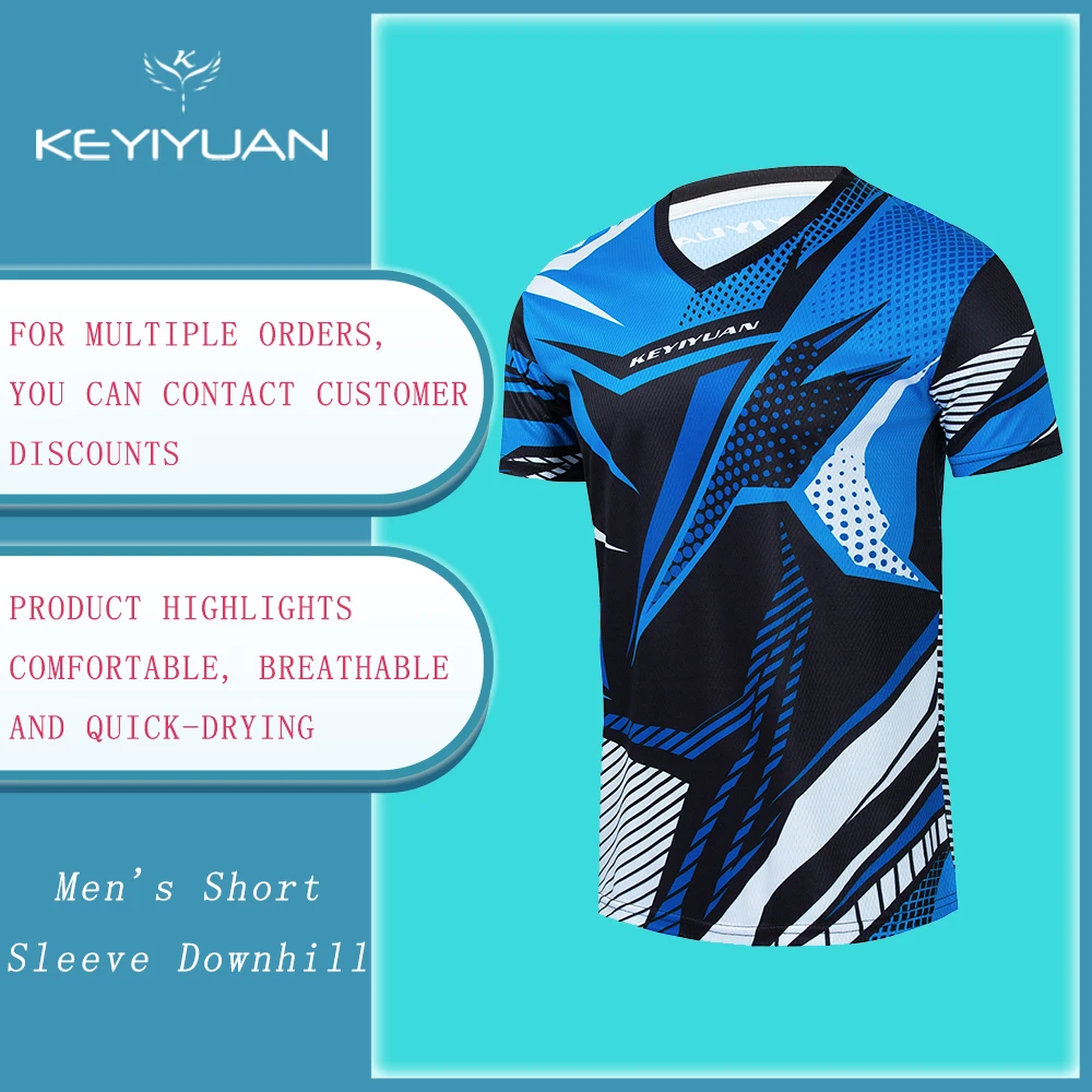 KEYIYUAN 2022 Short Sleeve Motocross Downhill Jersey Shirts Men Mountain Bike Moto Clothing Summer MTB T-shirt Maillot Vtt
KEYIYUAN 2022 Short Sleeve Motocross Downhill Jersey Shirts Men Mountain Bike Moto Clothing Summer MTB T-shirt Maillot Vtt